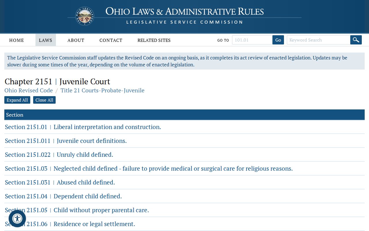 Tuscarawas County criminal docket Ohio juvenile records law